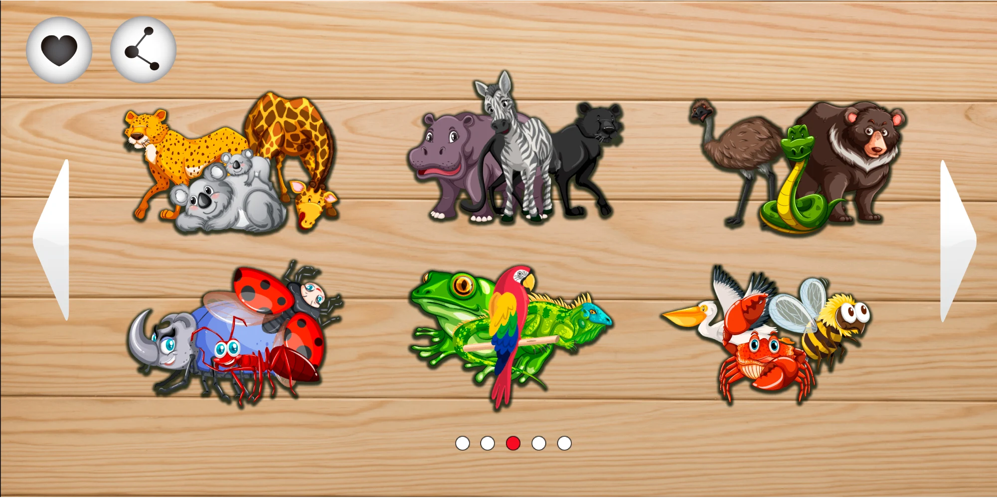 Animals puzzle games for kids screenshot