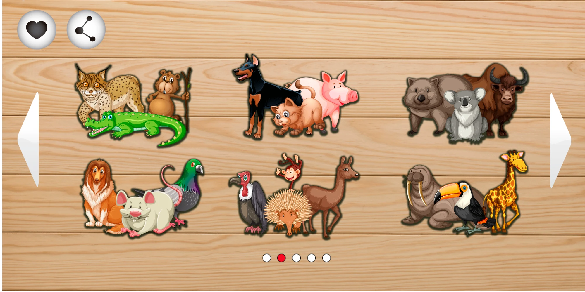 Animals puzzle games for kids screenshot
